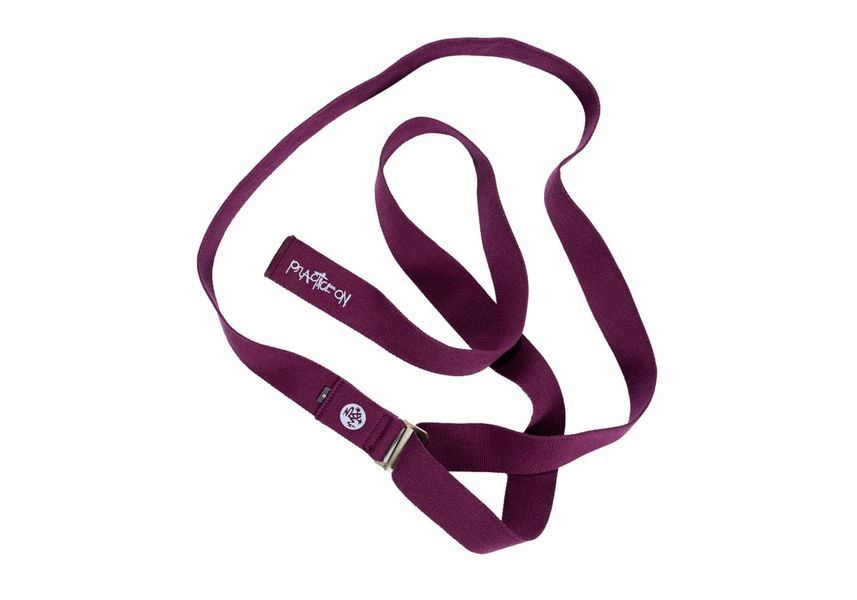 Ремінь для йоги Manduka AligN Yoga Strap Indulge 244&times;4,4 см фіолетовий DL-6D04DD1F8B фото