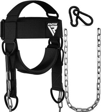Тяга для шиї RDX H2 Neck Harness Black Plus D-002244 фото