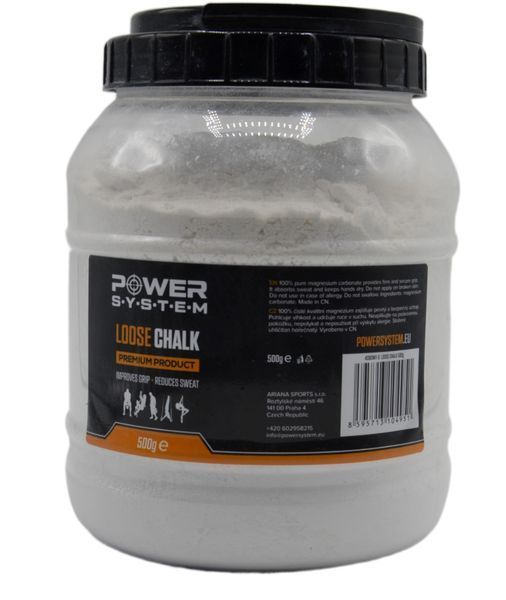 Магнезія спортивна суха PowerSystem PS-4090 Powder Chalk 500 г. D-002107 фото