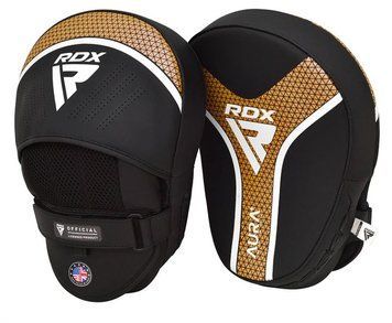 Лапи боксерські RDX T17 Aura Black Gold D-000617 фото