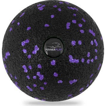 Масажний м'яч PowerPlay PP-4350 Epp Massage Ball (d8) Чорно/ фіолетовий DL-DD4369AAAD фото