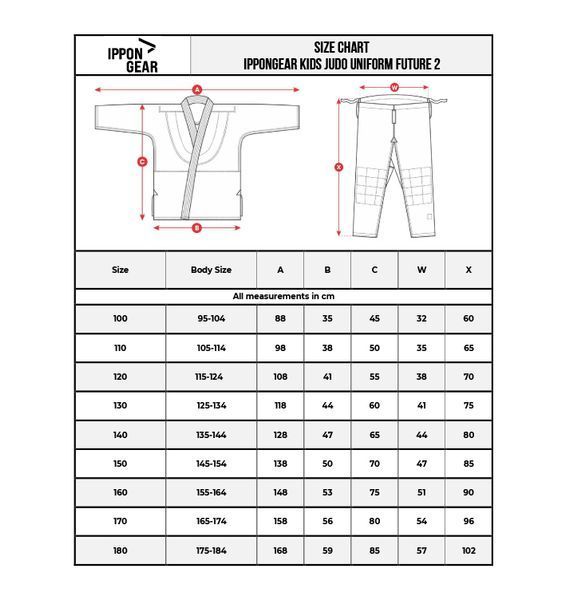 Біле дитяче кімоно для дзюдо IPPON GEAR FUTURE 2, 100 см D-002845 фото