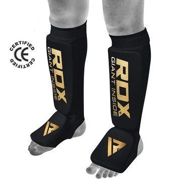 Накладки на ноги, захист гомілки RDX Soft Black XL D-000432 фото