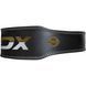 Пояс для важкої атлетики RDX 4 шкіряний Black Gold S D-002136 фото 3