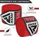 Бинти для боксу RDX Hand Wraps Red (2,5 м.) D-000065 фото 3