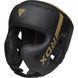 Боксерський шолом RDX F6 KARA Matte Golden M D-000281 фото 3