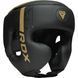 Боксерський шолом RDX F6 KARA Matte Golden M D-000281 фото 1