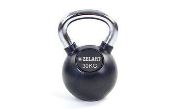 Гиря прогумована з хромованою ручкою 30 кг DL-46A4BB26DC фото