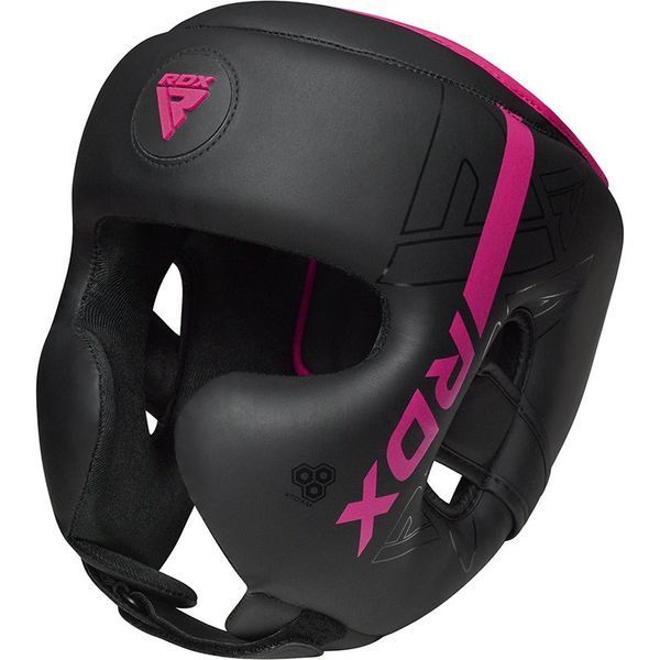 Боксерський шолом RDX F6 KARA Matte Pink S D-000295 фото