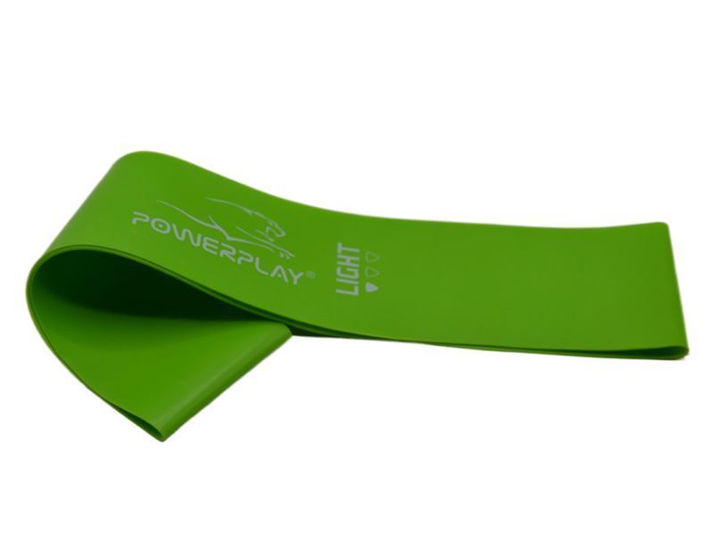 Гумка для фітнесу PowerPlay 4114 Mini Power Band 0,8 мм. Light Зелена (5&ndash;8 кг) D-002404 фото