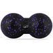 Масажний м'яч подвійний PowerPlay PP-4352 Epp foam peanut ball (d8*16cm.) Чорно/ фіолетовий D-000826 фото