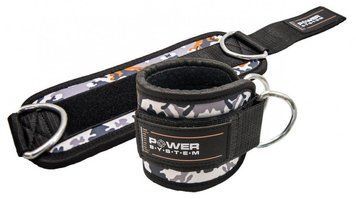 Манжети на щиколотку Power System PS-3470 Ankle Strap Camo Grey/Black D-002210 фото