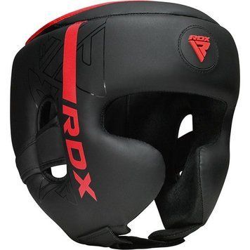 Боксерський шолом RDX F6 KARA Matte Red XL D-000269 фото
