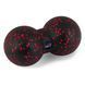 Масажний м'яч подвійний PowerPlay PP-4352 Epp foam peanut ball (d8*16cm.) Чорно/ червоний D-000826 фото 2