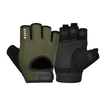 Рукавички для фітнесу RDX T1 Army Green D-002737 фото