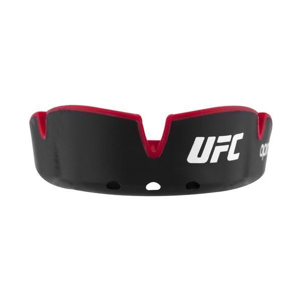 Капа боксерська OPRO Silver UFC Hologram Black/Red (art.002259002) D-000542 фото