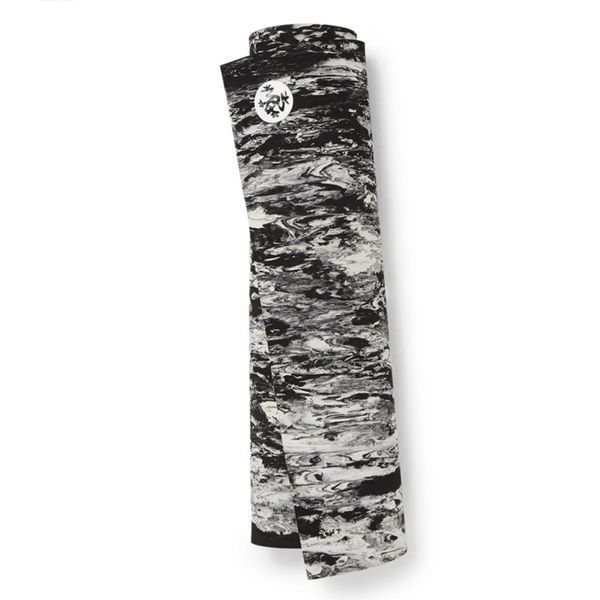 Килимок для йоги, пілатесу Manduka Comfort Cushion Black White Marble 172&times;61&times;0,8 см D-001468 фото