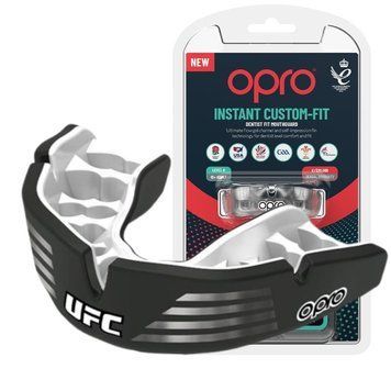 Капа OPRO Instant Custom-Fit UFC доросла (вік 11+) Silver/Black (art.102529002) D-000472 фото