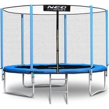 Батут Neo-Sport з зовнішньою сіткою 6 футів 183 см блакитний DL-0215D89043 фото