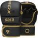 Рукавиці для ММА (Греплінгові рукавички) RDX F6 KARA Matte Golden Plus L/XL D-000692 фото 1