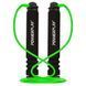 Скакалка PowerPlay 4205 Classic Plus Jump Rope Зелена (2,7m.) D-002603 фото