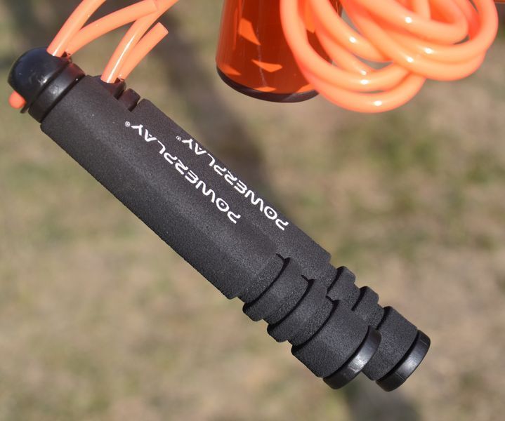 Скакалка PowerPlay 4205 Classic Plus Jump Rope Помаранчева (2,7m.) D-002603 фото