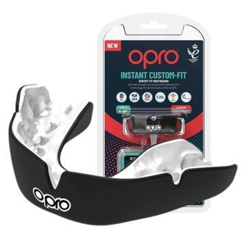 Капа OPRO Instant доросла (вік 11+) Black/White (art.102520001) D-000447 фото