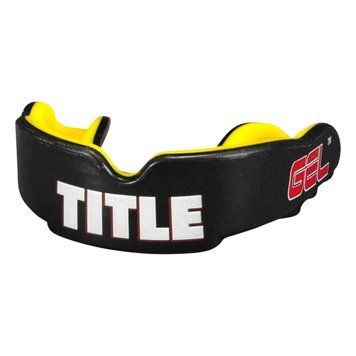 Капа TITLE Boxing Gel Victory 2.0 доросла (вік 11+) Black/Yellow D-000503 фото