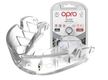 Капа OPRO Silver дитяча (вік до 11) Clear (art.102503006) D-000435 фото